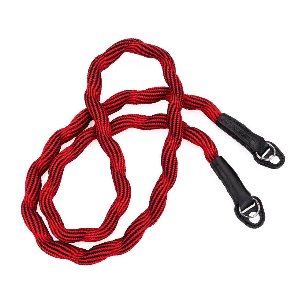 Correa de cuello con cordón en espiral Artisan & Artist* ACAM 708, roja y negra