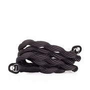Correa de cuello con cordón en espiral Artisan & Artist* ACAM 708 - Negra/Gris