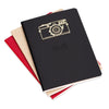Red Dot Wear Camera Notebooks, Set of 3