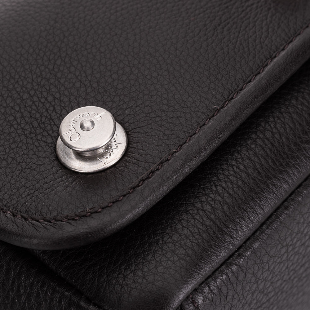 Bolso de cuero para cámara Oberwerth Charlie 2 extrapequeño con inserto, marrón oscuro