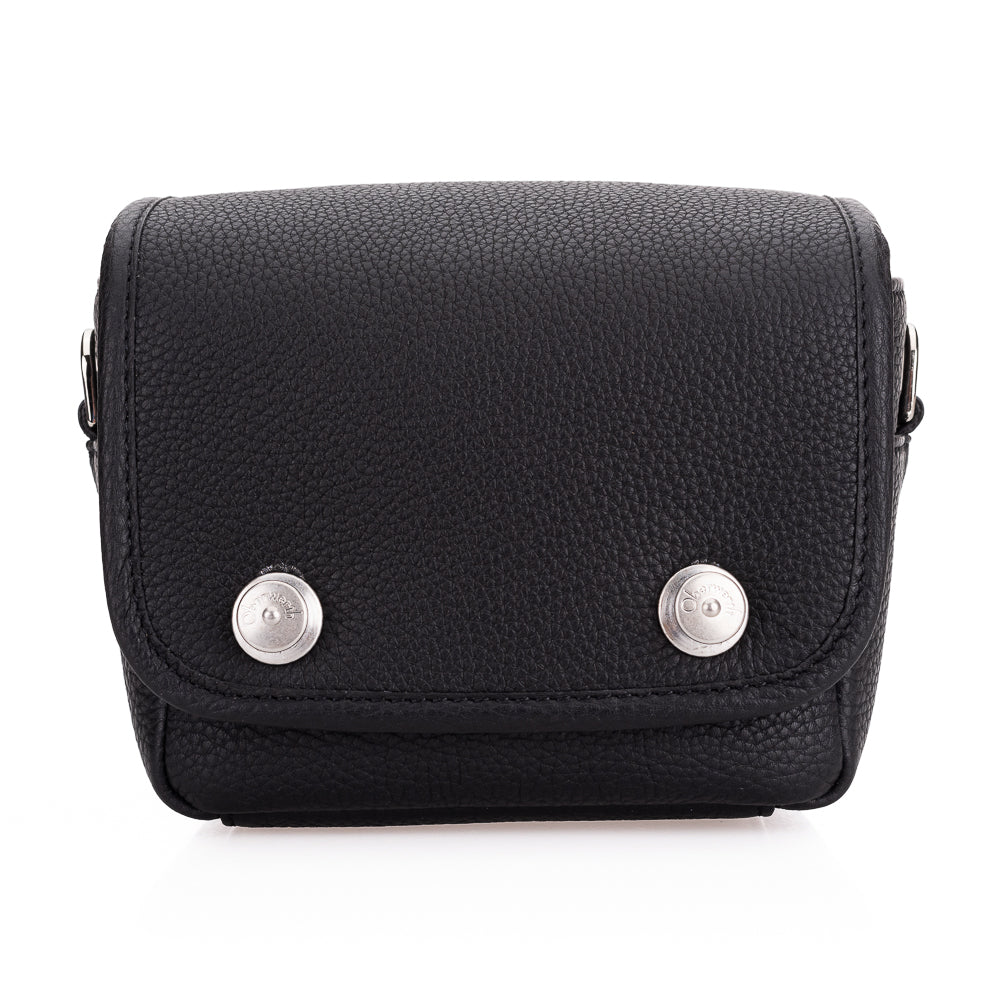 Oberwerth Charlie 2, bolsa de cuero para cámara extrapequeña con inserto, negra