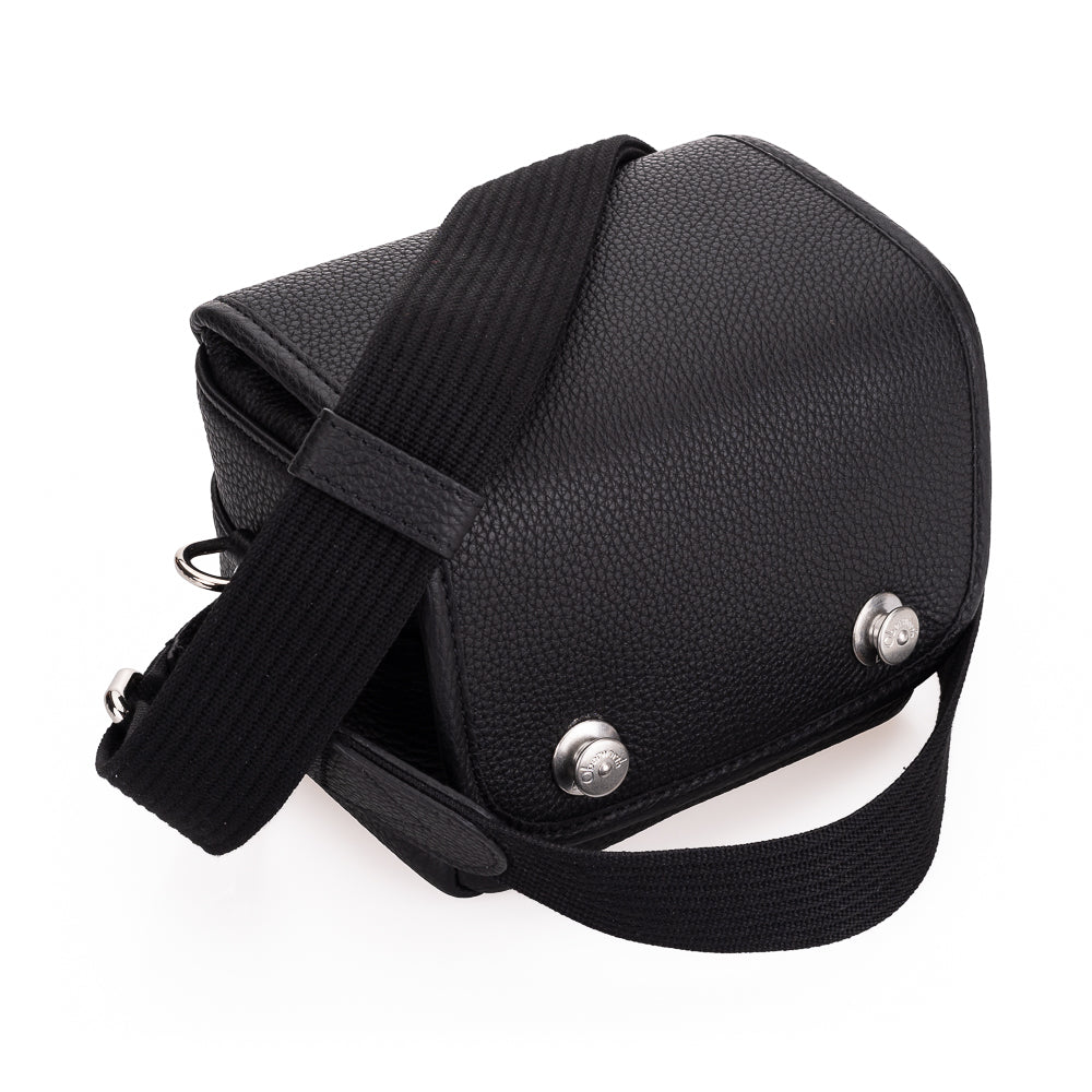 Oberwerth Charlie 2, bolsa de cuero para cámara extrapequeña con inserto, negra