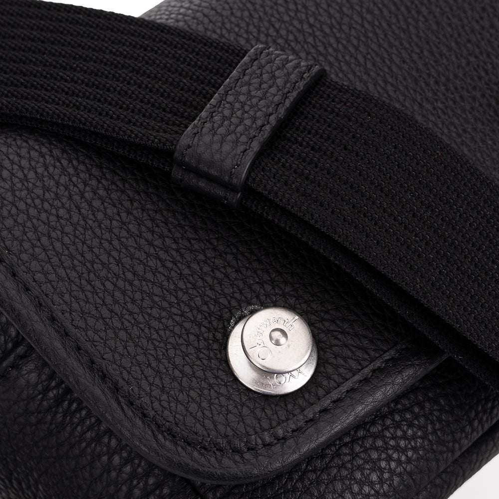 Oberwerth Charlie 2, bolsa de cuero para cámara extrapequeña con inserto, negra