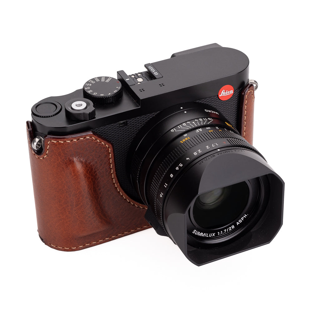 Media funda Arte di Mano para Leica Q3 (Tipo 1-SD, fijación mediante tornillos) - Rally Volpe