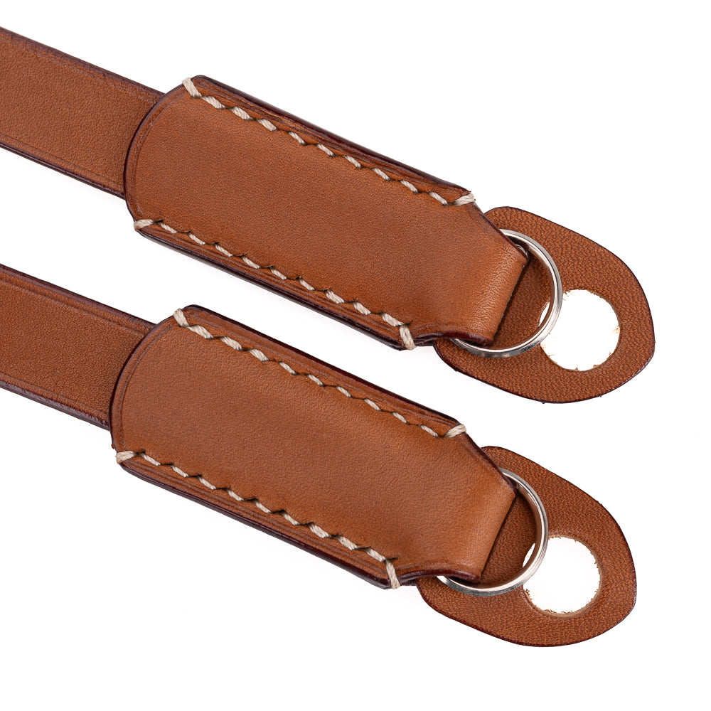 Correa clásica para el cuello Arte di Mano, XL, 120 cm - Novonappa color canela