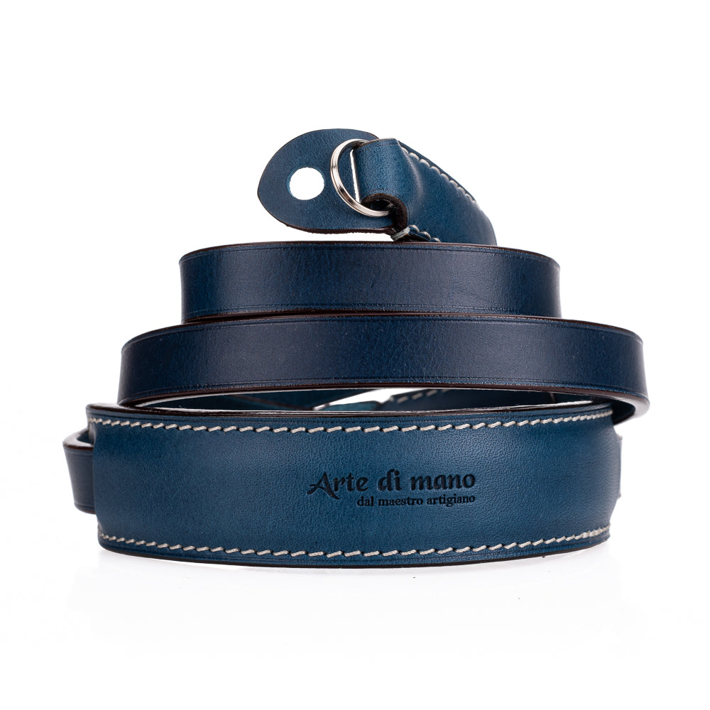 Correa clásica para cuello Arte di Mano, 95 cm - Buttero azul marino