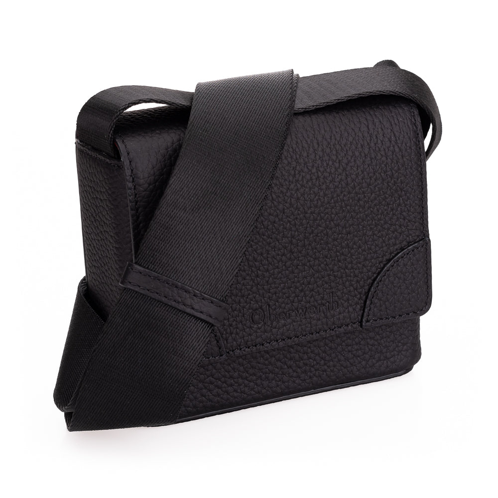 Bolso compacto Oberwerth para Leica Sofort 2 - Negro con forro rojo