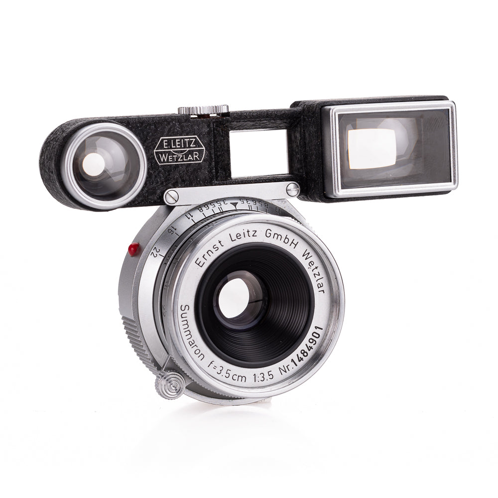 Used Leica Summaron-M 35mm f/3.5, silver with Goggles (1957 
