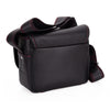 Oberwerth Leica Q3 Leather Camera Bag - Black with Red Stitching