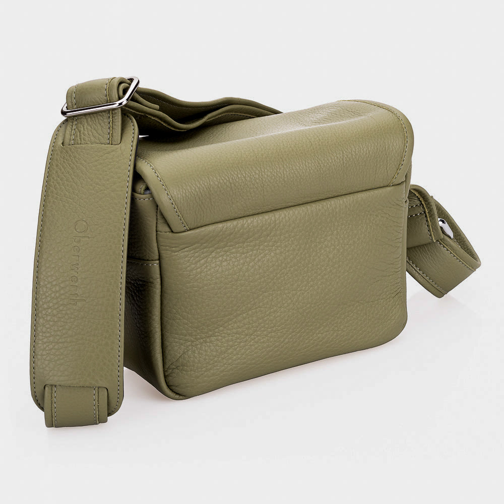 Bolso para cámara de cuero Oberwerth ‘Phil’ - Kiwi