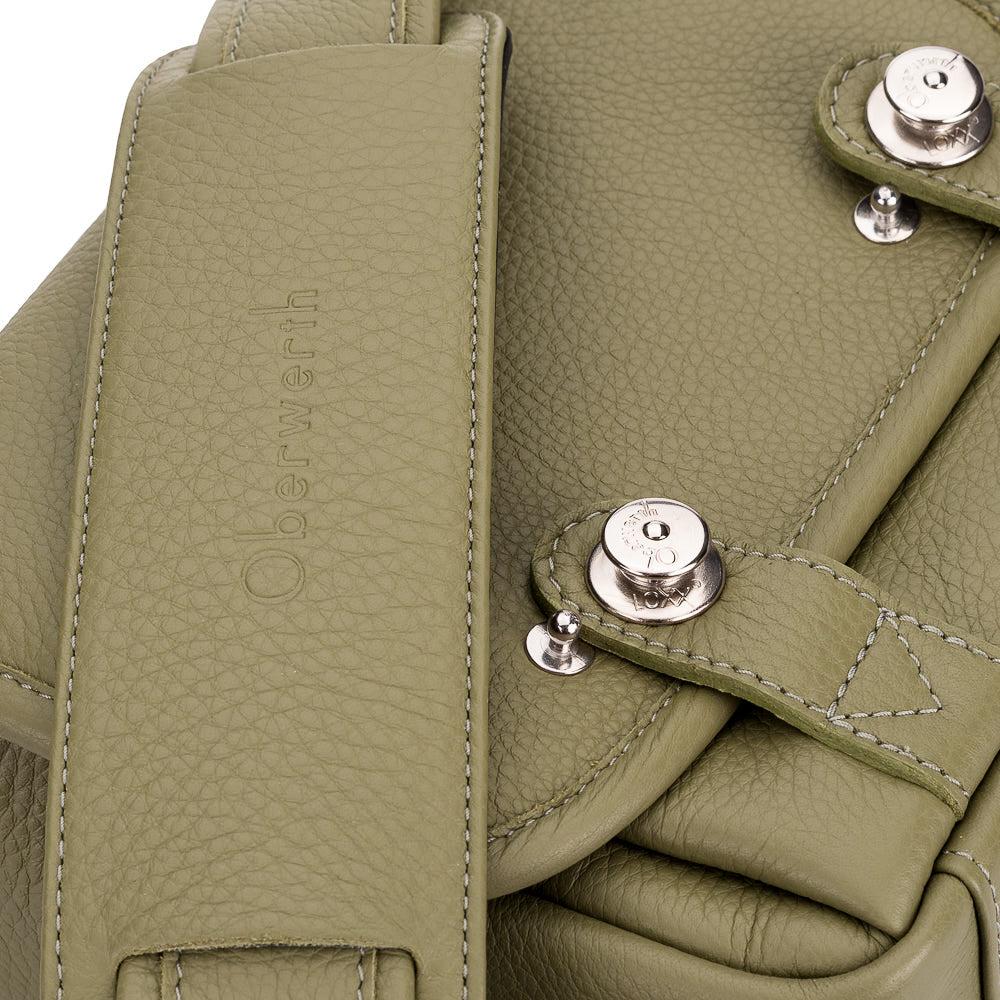 Bolso para cámara de cuero Oberwerth ‘Phil’ - Kiwi