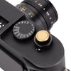 Leica Soft Release Button, Brass, Blasted Finish