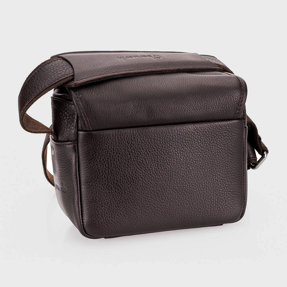 Bolso para cámara de cuero Oberwerth ‘Phil’ - Marrón oscuro
