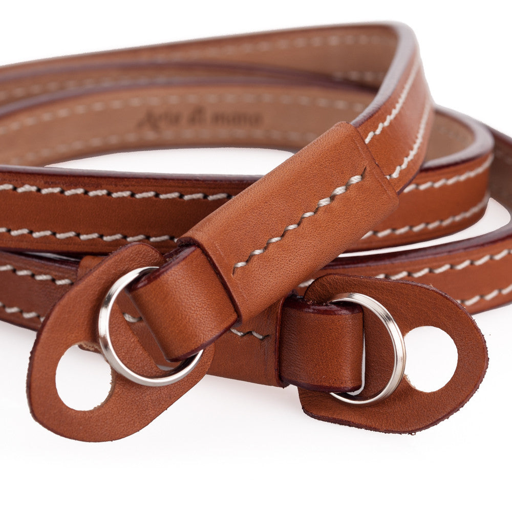 Correa de cuello Arte di Mano Comodo, reforzada, XL, 120 cm - Novonappa color canela