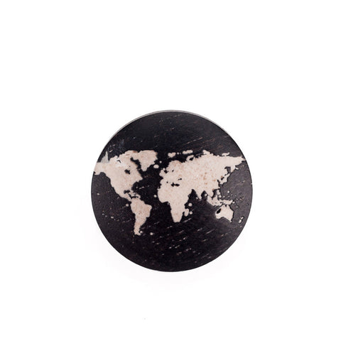 Artisan Obscura 'Earth' Wood Soft Release - 14mm, Convex, Ebony