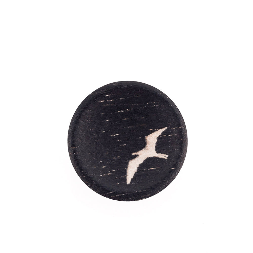 Artisan Obscura 'Bird' Madera de liberación suave - 14mm, Cóncavo, Ébano