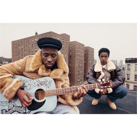 Lisa Leone - 13x19" Print - Wyclef and Lauryn Hill - East Harlem, 1993