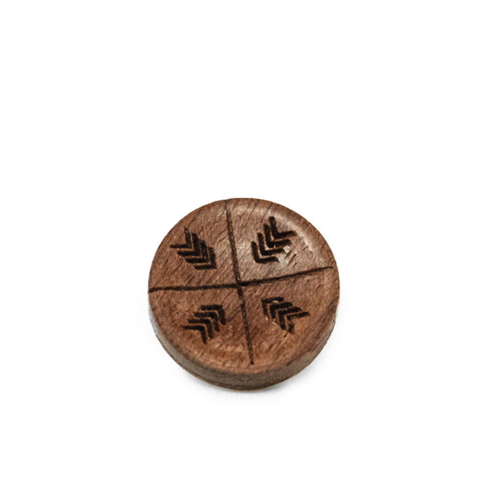 Artisan Obscura 'Arrows' Madera de liberación suave - 11mm, Cóncavo, Nogal