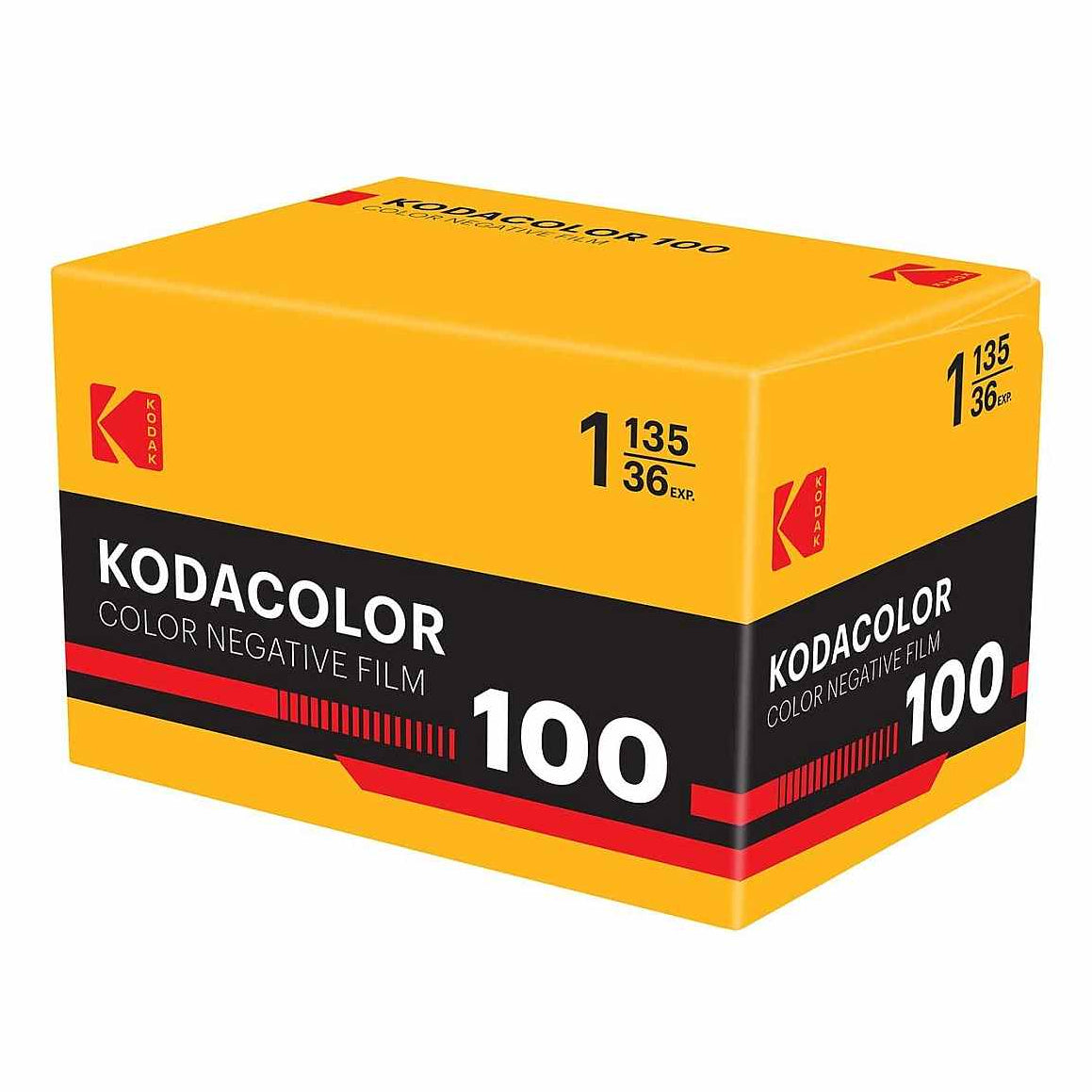 Película negativa en color Kodacolor 100 ISO (rollo de 35 mm, 36 exposiciones)