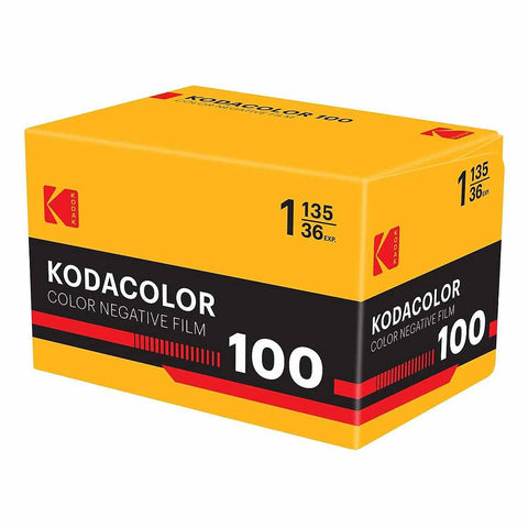 Kodacolor 100 ISO Color Negative Film (35mm Roll Film, 36 Exposures)