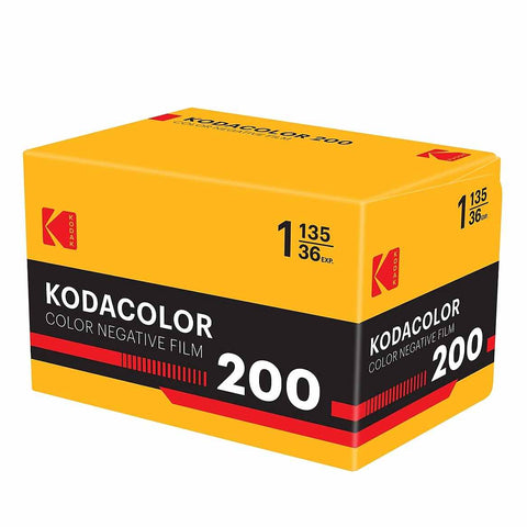 Kodacolor 200 ISO Color Negative Film (35mm Roll Film, 36 Exposures)