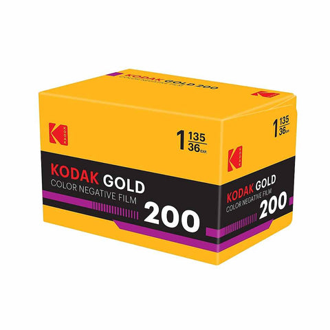 Kodak Gold 200 ISO Color Negative Film (35mm Roll Film, 36 Exposures)