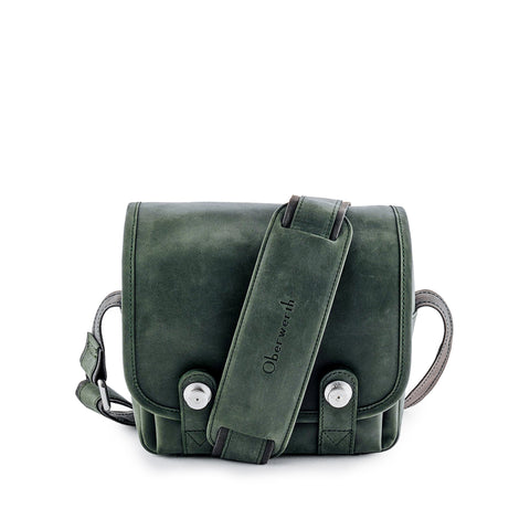 Oberwerth ‘Phil’ Hydrophobic Leather Camera Bag - Pine Tree Green