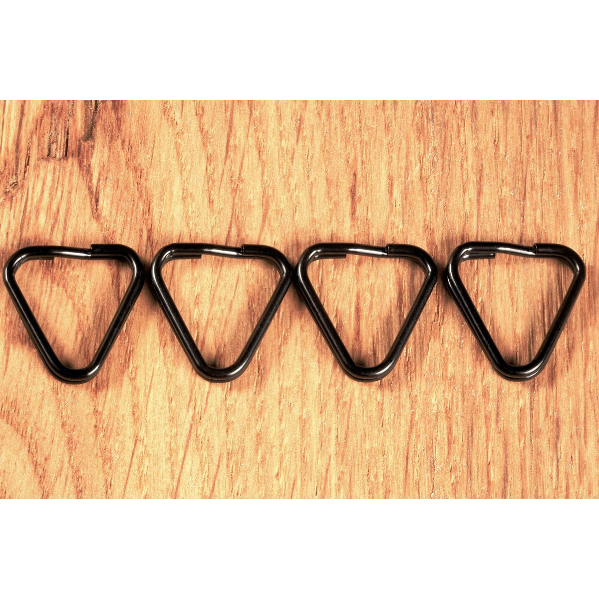 Anillas triangulares premium EDDYCAM (negras, paquete de 4)