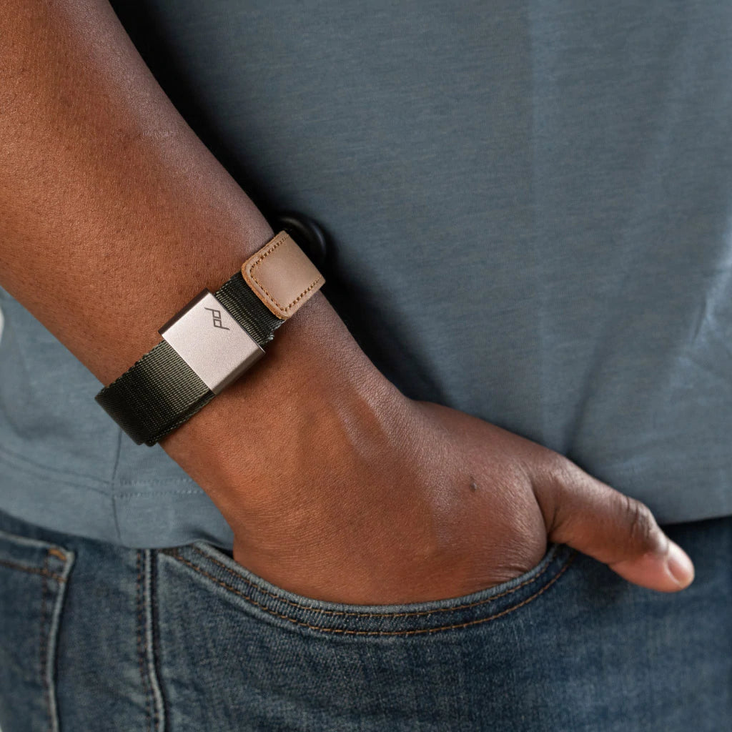 Peak Design Cuff - Correa de muñeca para cámara de conexión rápida, Salvia