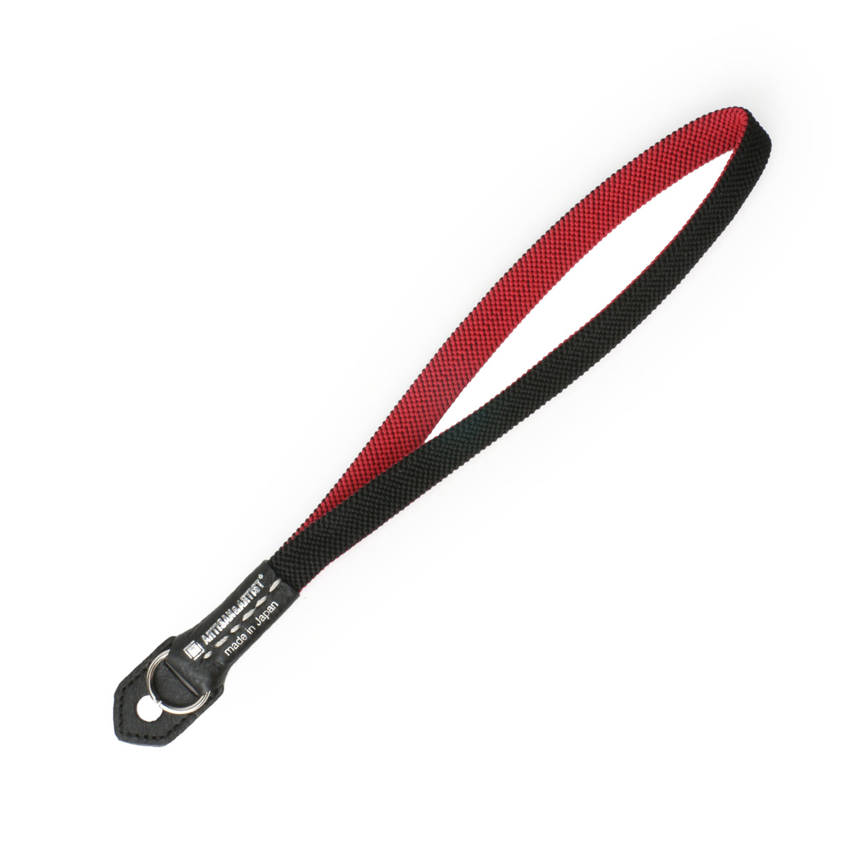 Correa para muñeca de seda Artisan & Artist ACAM 313N, negra y roja