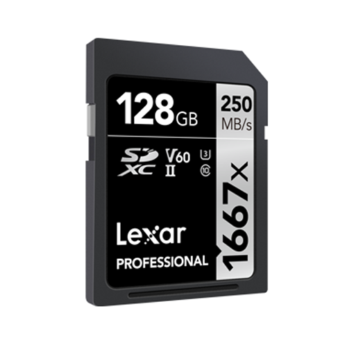 Lexar Professional 1667x 128GB SDXC UHS-II Card