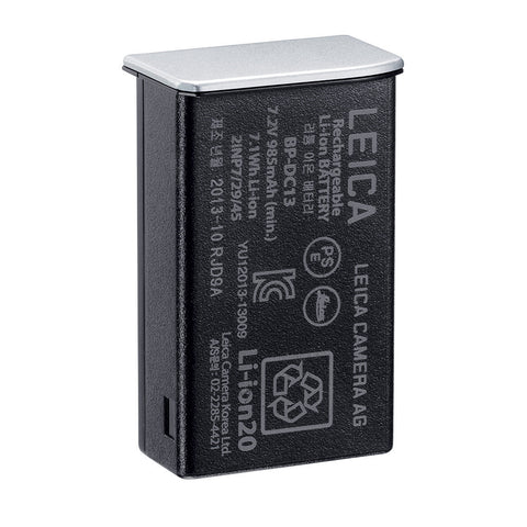 Leica BP-DC 13 Battery for T (Typ 701), TL and TL2, Silver