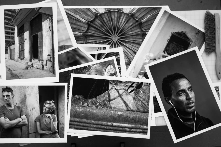 Impresiones personalizadas en blanco y negro de 11"x17" de Richard Sexton