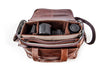 Harold's Lederwaren - 2in1 Leather Camera Bag, Medium, Black