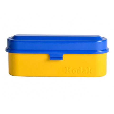Kodak Steel 135mm Film Case (Blue Lid/ Yellow Body)