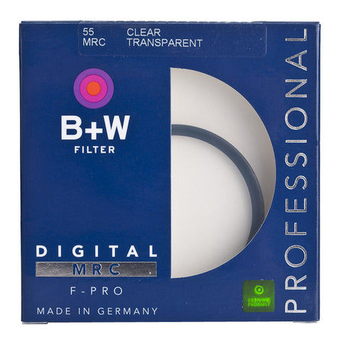 B+W 55mm F-Pro 007M Clear Filter MRC