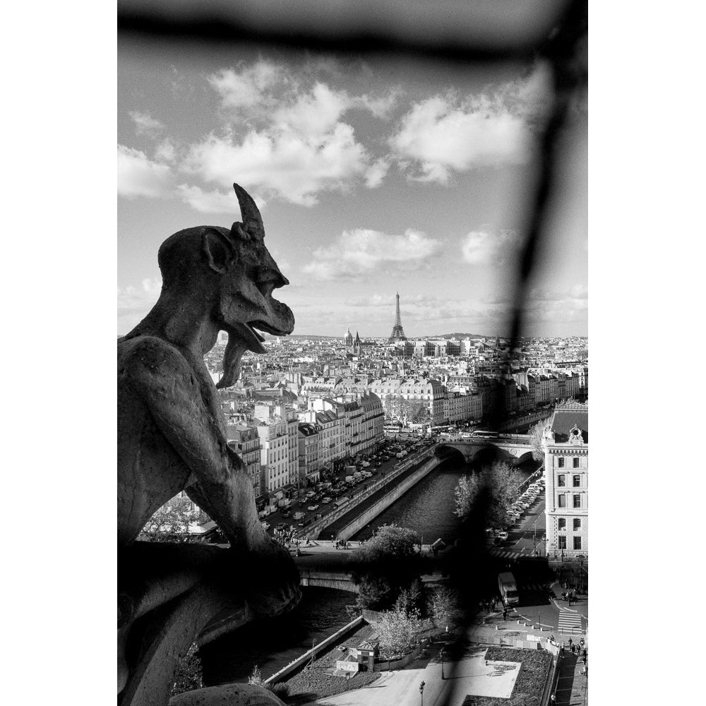 Louis Jay - Impresión de archivo firmada - Catedral de Notre Dame, París (50)