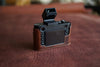 Arte di Mano Half Case for Leica M11 with Advanced Battery Access Door - Shrunken Calf Gray