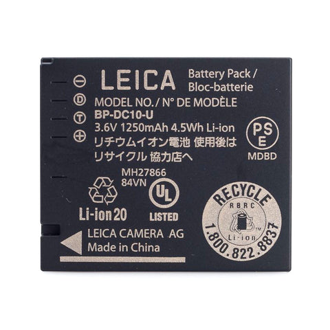 Leica BP-DC10 Battery for D-Lux 5 and D-Lux 6