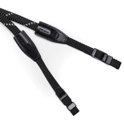 Correa de cuerda Leica, negra reflectante, 126 cm, estilo bucle de nailon