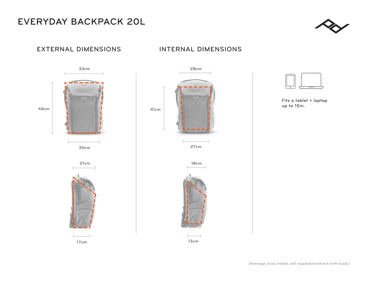Peak Design Everyday Backpack V2 20L - Carbón