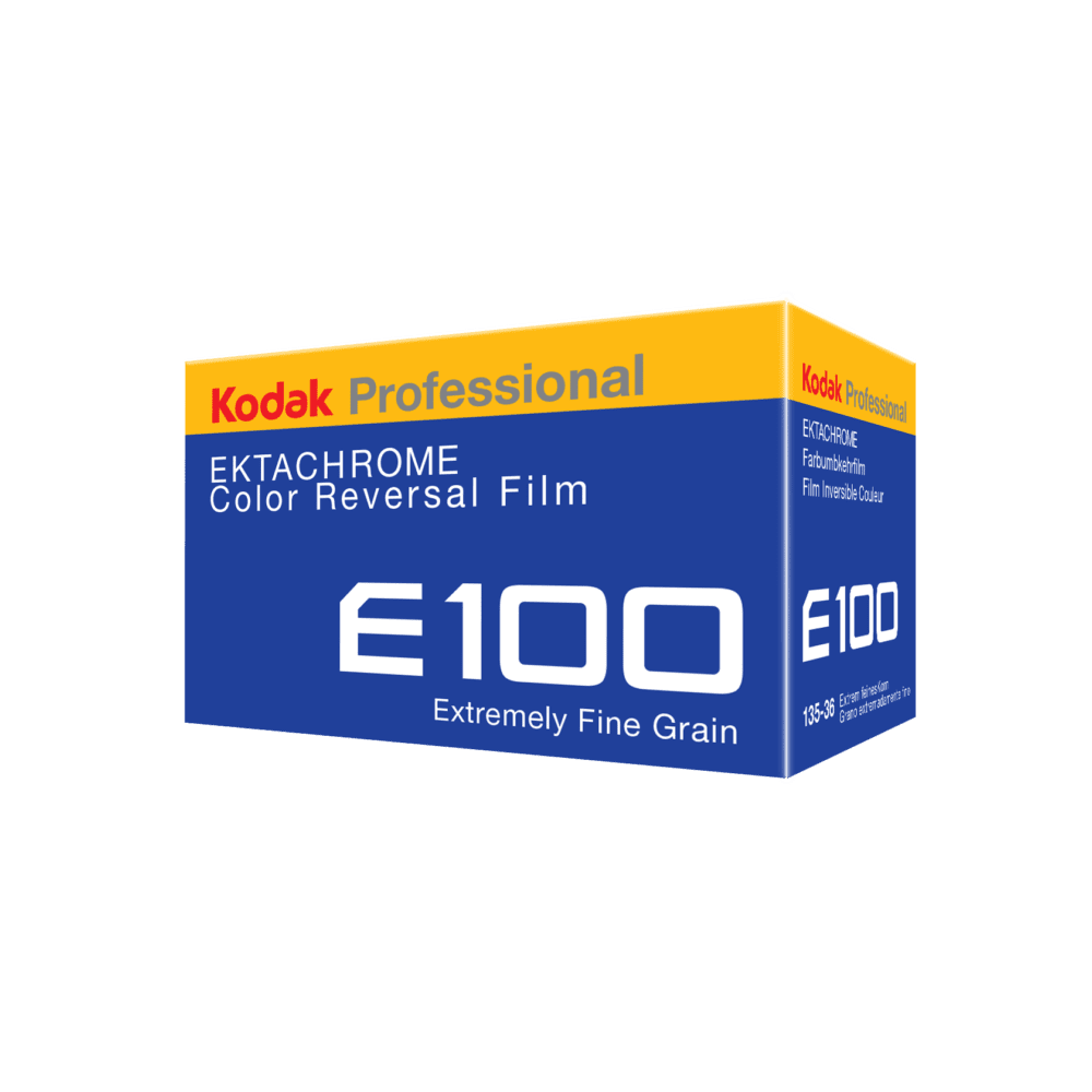 Película diapositiva en color Kodak Ektachrome E100D (película en rollo de 35 mm, 36 exposiciones)
