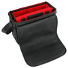 Oberwerth Harry & Sally Medium Leather Camera Bag, Black with Red Lining