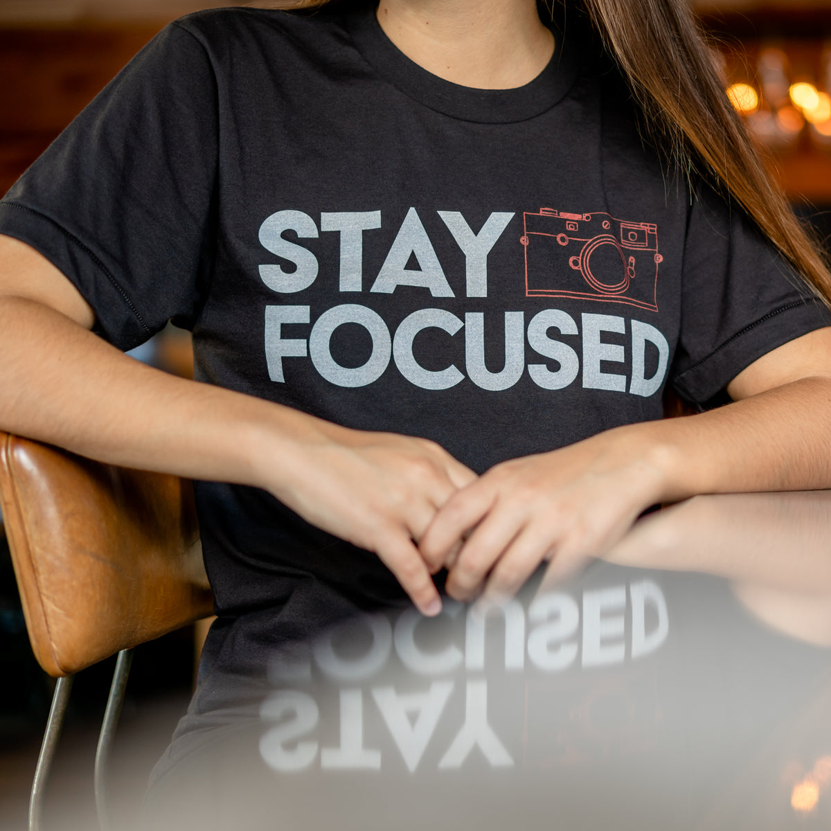 Camiseta Stay Focused, Pequeña