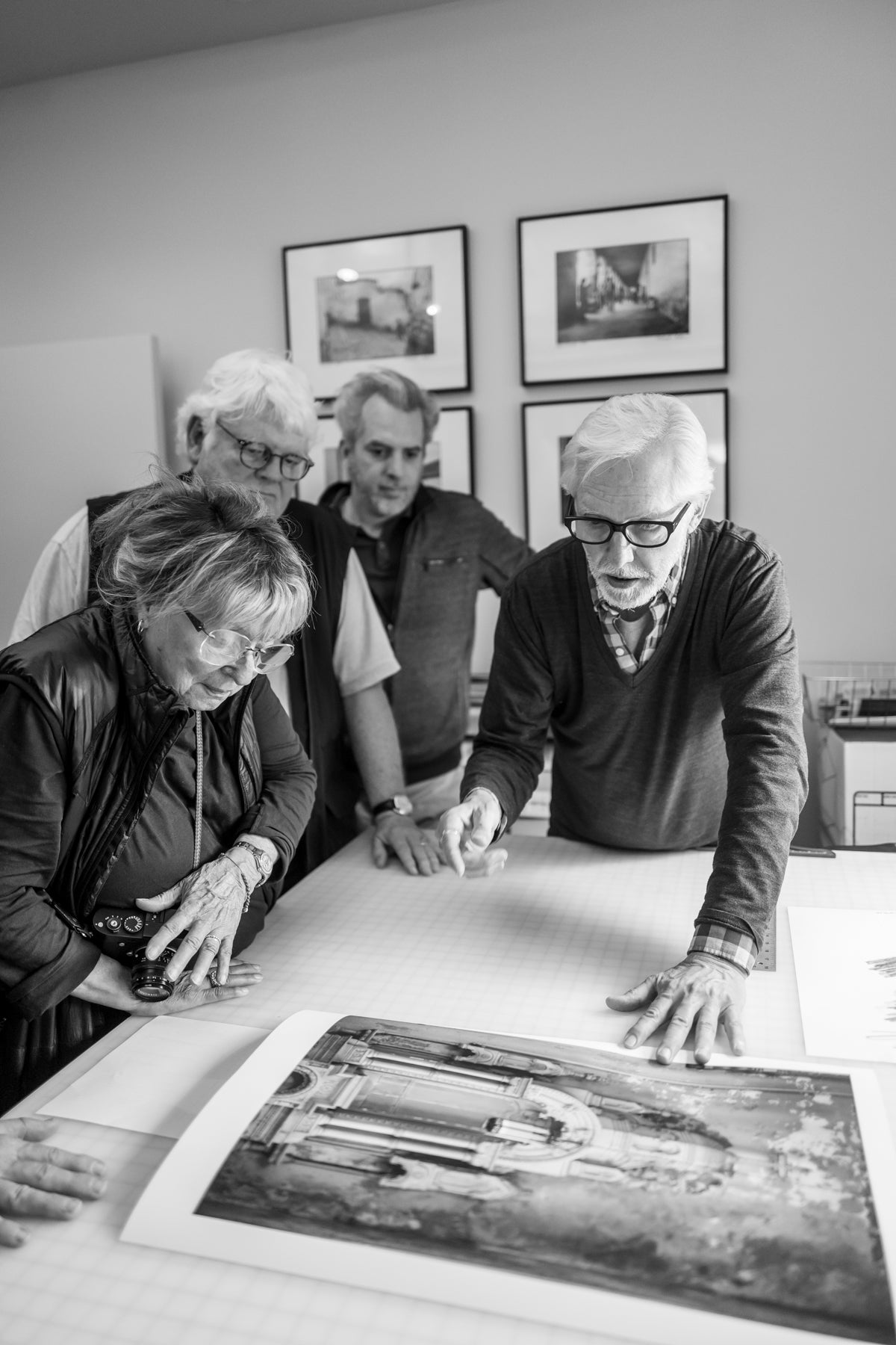 Impresiones en blanco y negro personalizadas de 20 x 24 pulgadas de Richard Sexton