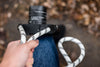 Leica Rope Strap, White & Black, 100cm, Key-Ring Style