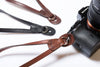 Oberwerth Lahn Leather Hand Strap, Dark Brown, Key Ring