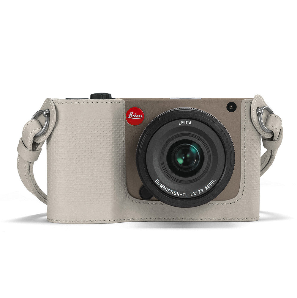 Leica Protector for TL, leather, cemento