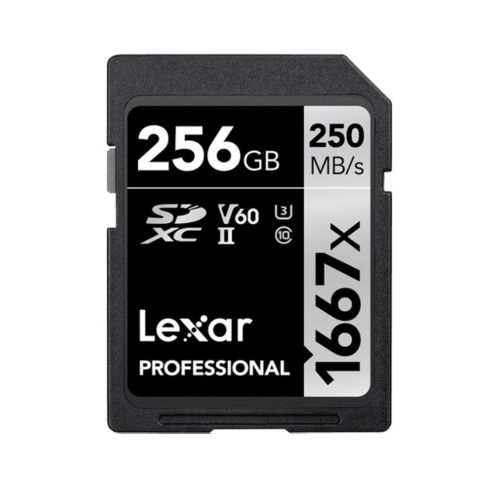 Lexar Professional 1667x 256GB SDXC UHS-II Card