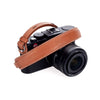 Leica Leather Neckstrap with protection flap, Cognac